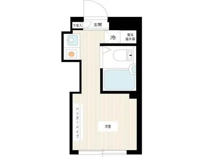 プラチナフォルム大森ノースII(ワンルーム/4階)の間取り写真