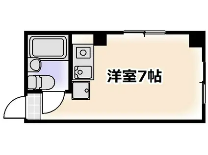 OLA COURT 西田辺(ワンルーム/5階)の間取り写真