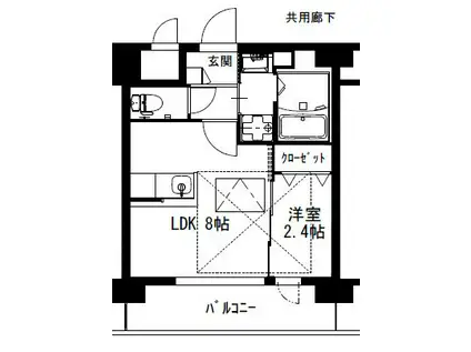 RENACE大楠GT(1LDK/3階)の間取り写真