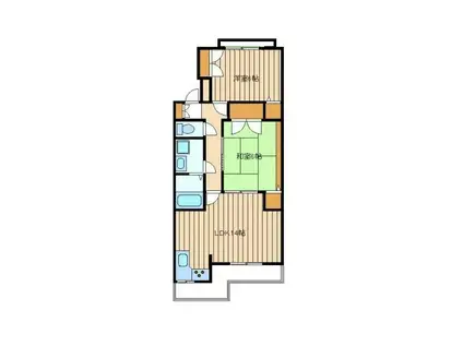 メゾン・カトレア(2LDK/3階)の間取り写真