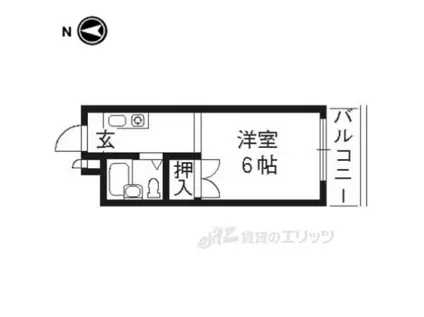 ファーマシー21(1K/6階)の間取り写真