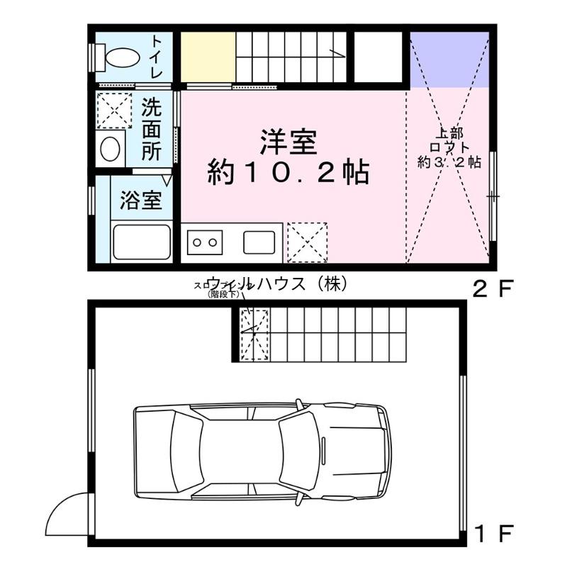 KICHI和泉上町(ワンルーム/2階)の間取り写真