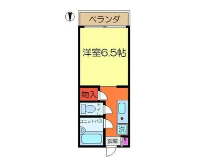 プラザクアトロ 女性限定(ワンルーム/1階)の間取り写真