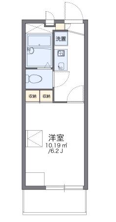 レオパレスクレール(1K/3階)の間取り写真