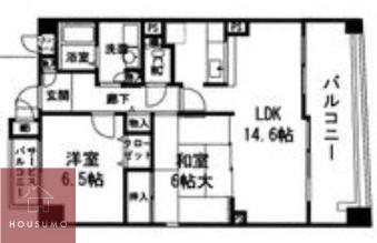 アールズコート(2LDK/1階)の間取り写真