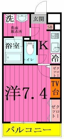 レヴィシア ビルディング.3(1K/2階)の間取り写真