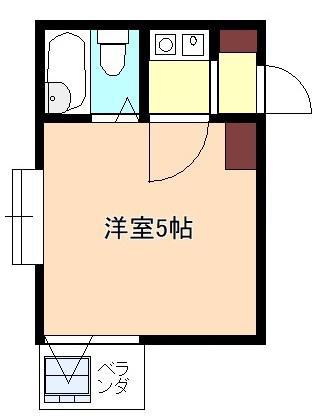 リエス所沢駅南(1K/3階)の間取り写真