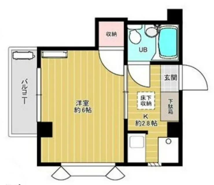 西久保ヴィラ 2階階 間取り
