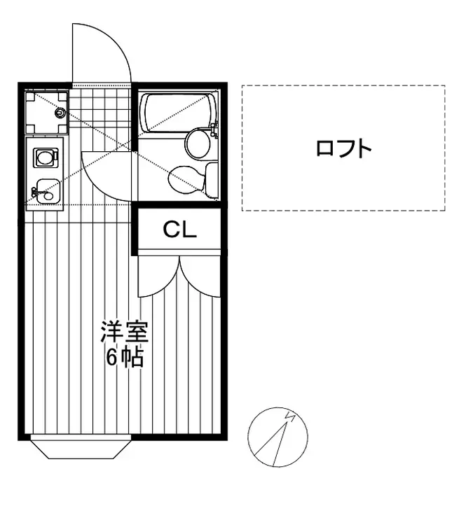 ボナールハイム 1階階 間取り