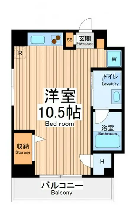 ヴァリエ原町田 2階階 間取り