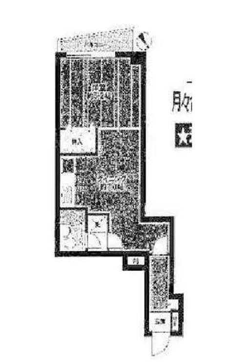 ライオンズマンション日暮里駅前 6階階 間取り