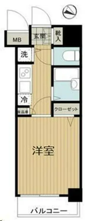 トーシンフェニックス田町 5階階 間取り