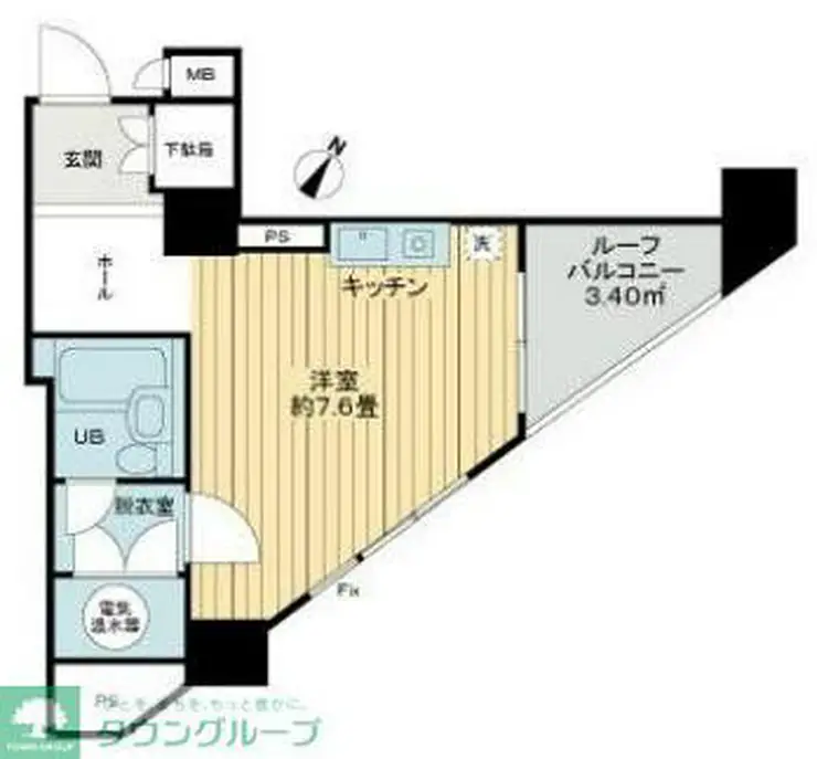 ライオンズマンション初台第3 6階階 間取り