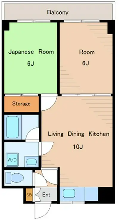 サンライズタナカ 2階階 間取り