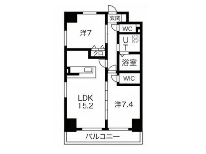 LIVE FLAT上前津(1SLDK/5階)の間取り写真