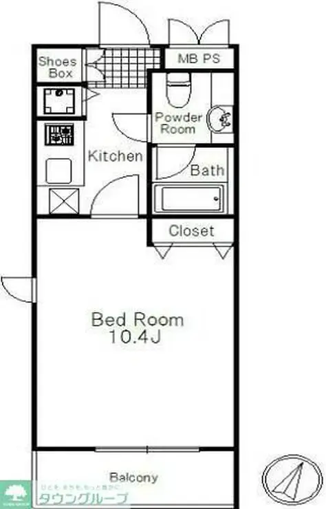 ヴィエント中目黒 6階階 間取り