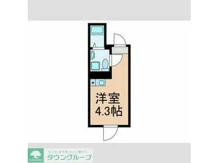 HJ PLACE 中野(ワンルーム/3階)の間取り写真