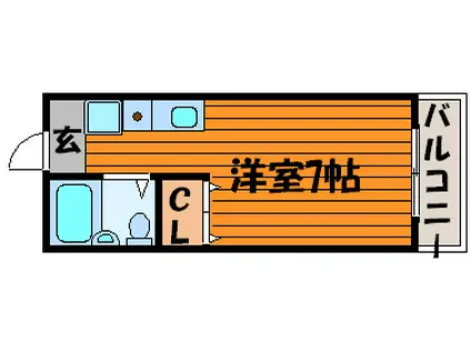 メゾン・タカ(ワンルーム/3階)の間取り写真