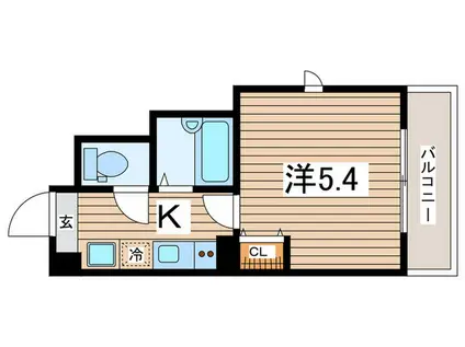 MAISON DE MILLE(1K/1階)の間取り写真