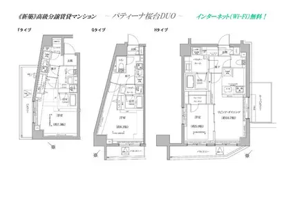 パティーナ桜台DUO(1K/7階)の間取り写真