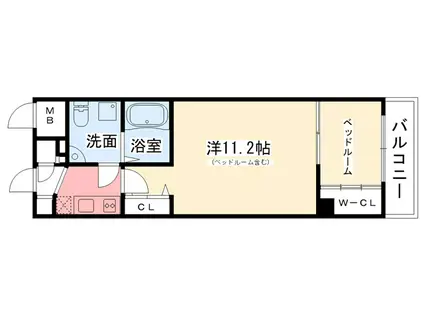 セレニテ甲子園(2K/5階)の間取り写真