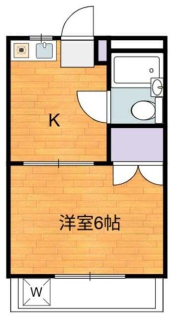 サンライズ大泉(1K/3階)の間取り写真