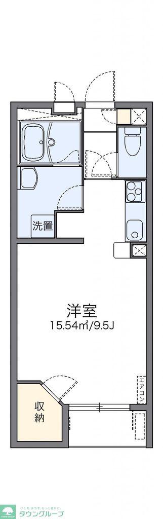 レオネクストマ メゾン(1K/1階)の間取り写真