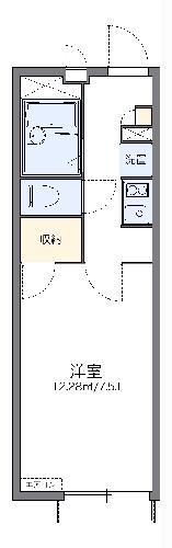 レオパレスNEXT DOOR(1K/2階)の間取り写真
