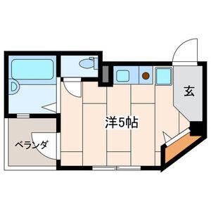 ライムランド汐留(ワンルーム/4階)の間取り写真