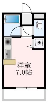 ソフィビル(ワンルーム/3階)の間取り写真