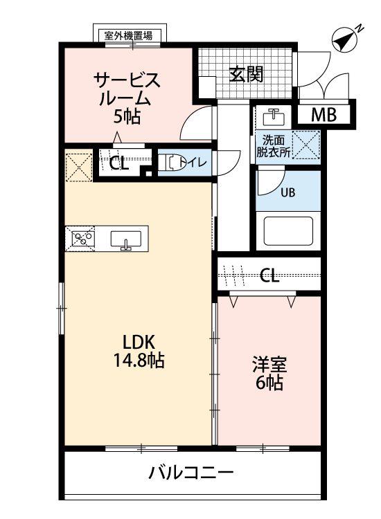 BEST HOME FUMI(1SLDK/4階)の間取り写真
