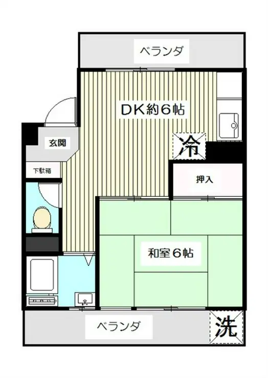 ハイツ葵 3階階 間取り