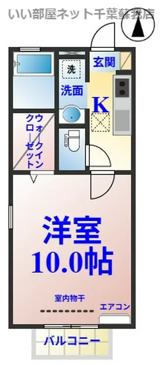 クレアール 1階階 間取り