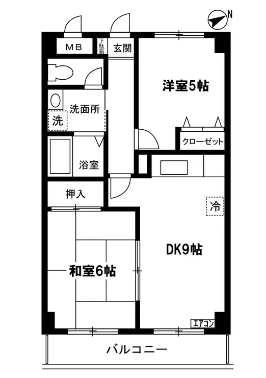 レジョン77 1階階 間取り