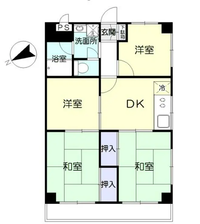 タマリスク馬橋 2階階 間取り