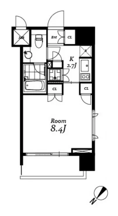チェスターコート御茶ノ水 6階階 間取り