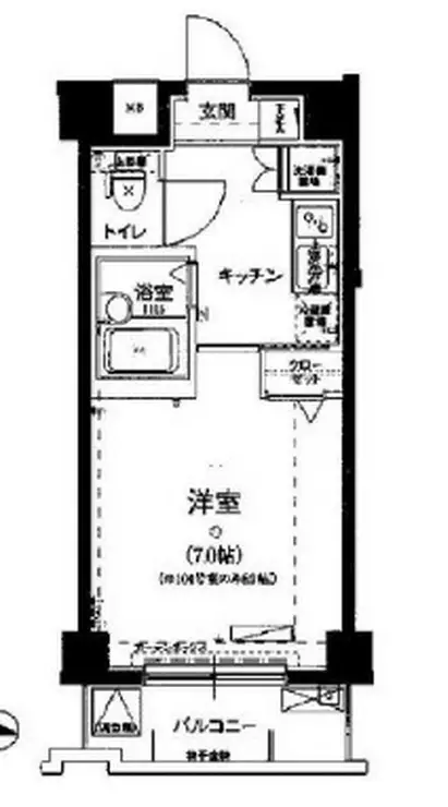 リヴシティ新宿弐番館 4階階 間取り