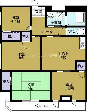 MOCO-06(4LDK/10階)の間取り写真