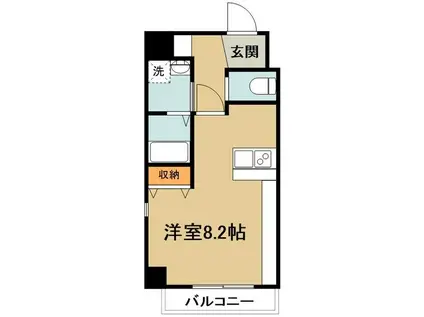 KONOMI ICHIBANKAN(ワンルーム/4階)の間取り写真