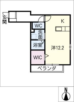 ＪＲ東海道本線 岐阜駅 バス乗車時間：29分 最寄りバス停で下車 徒歩3分 3階建 築9年(ワンルーム/2階)の間取り写真