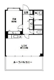 CITY SPIRE横浜和田町(1LDK/2階)の間取り写真