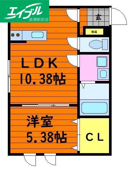SARAH - サラ -(1LDK/1階)の間取り写真