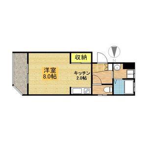 マンションリバーエイト(1K/3階)の間取り写真