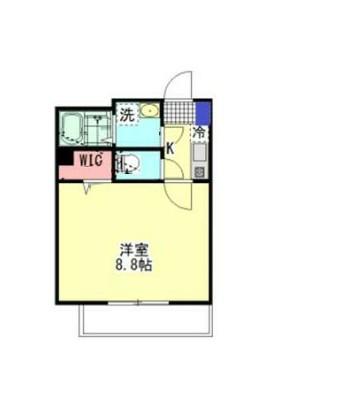 BEST STAGE草加(1K/3階)の間取り写真