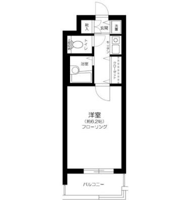 日神パレステージ西池袋504(1K/5階)の間取り写真