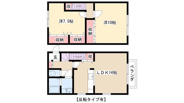 RSマ・メゾン加藤(2LDK/1階)の間取り写真