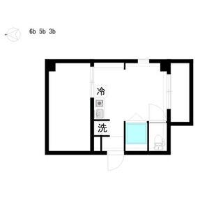 LEVANTE SAKAE イースト(ワンルーム/3階)の間取り写真
