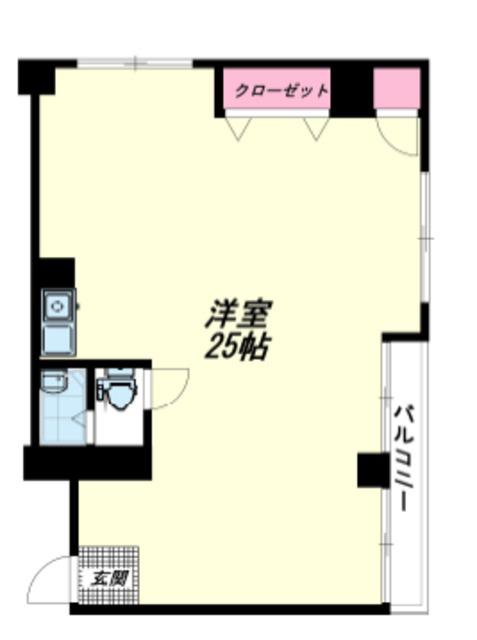アイヴィ・ビルデンス(ワンルーム/2階)の間取り写真
