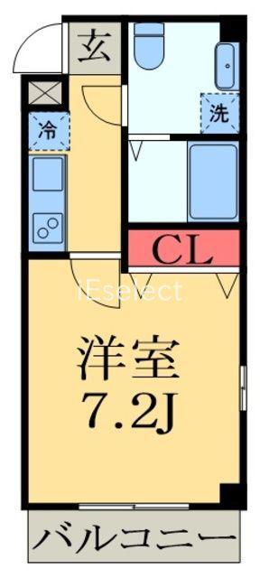 FRAGRANCE WIND(1K/3階)の間取り写真