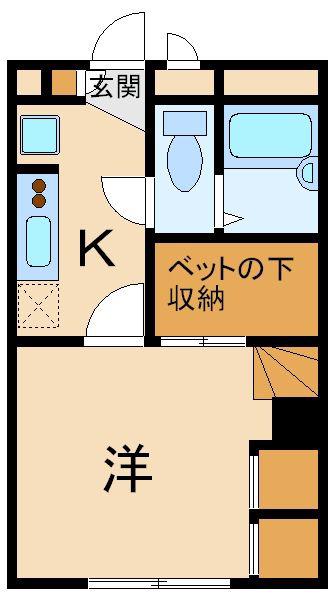 レオパレス太陽(1K/2階)の間取り写真
